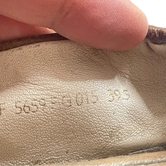 Prada Women's Brown Leather Ballet Flats - Picture 3 of 6